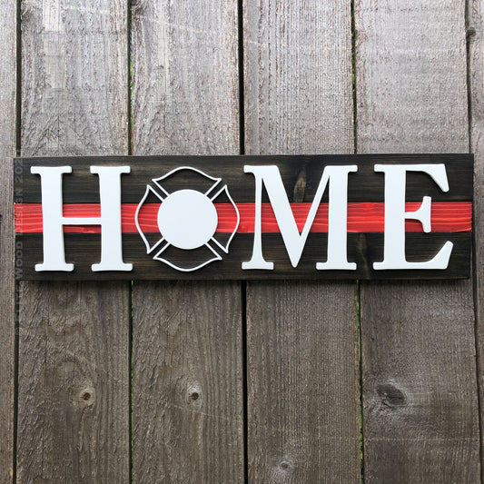 Firefighter Home Sign