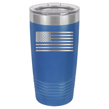 American Flag Engraved Tumblers